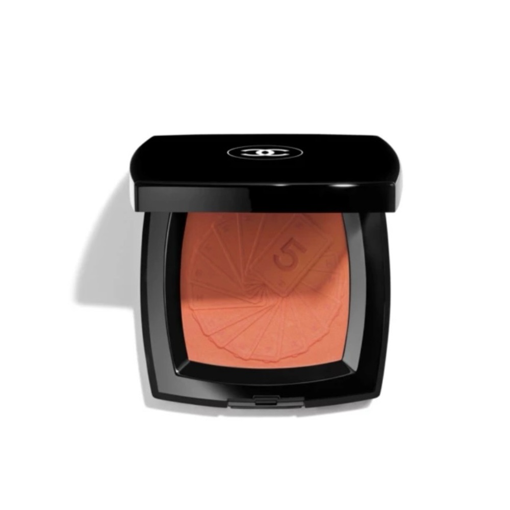 CHANEL Blush Compact in Warm Coral-Orange